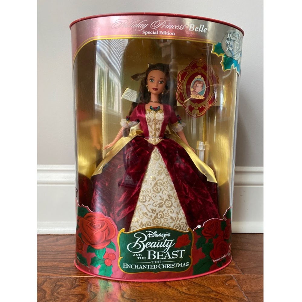 NIB 1997 Disney's Beauty and the Beast The Enchanted Christmas Holiday Princess